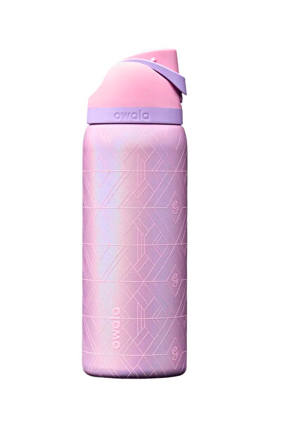 Alvora Owala Freesip 32 oz (946 ml) Vacuum Stainless Steel Thermos Bottle – P...