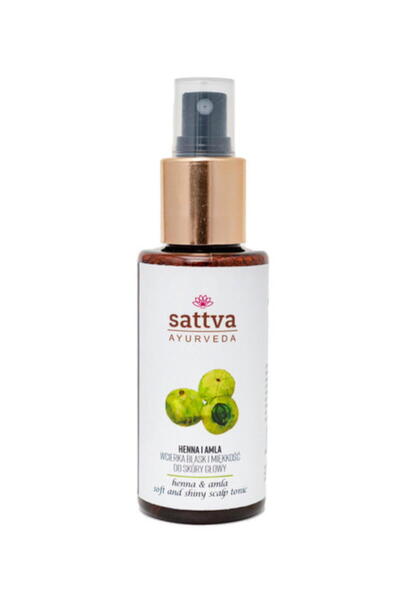 sattva Tonic Ayurvedic pentru Scalp cu Henna si Amla 100ml