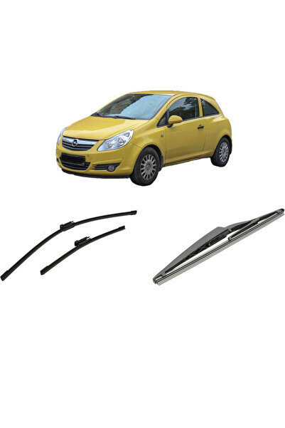 Bosch Σετ 3 υαλοκαθαριστήρων OPEL CORSA D Hatchback Van (S07) από το 2006-201...