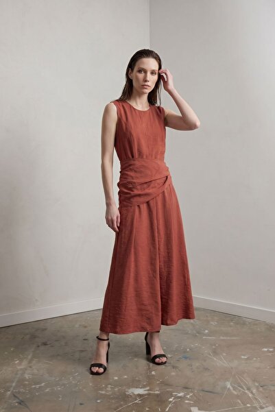 Hiccup My Fashion Sleeveless a Line Midi Dress