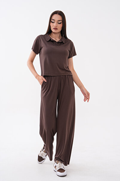 Mega Life Half Button Pique Modal Suit
