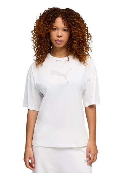 Puma Ess Graphics Badazzied T-Shirt 634566 02 - White - m