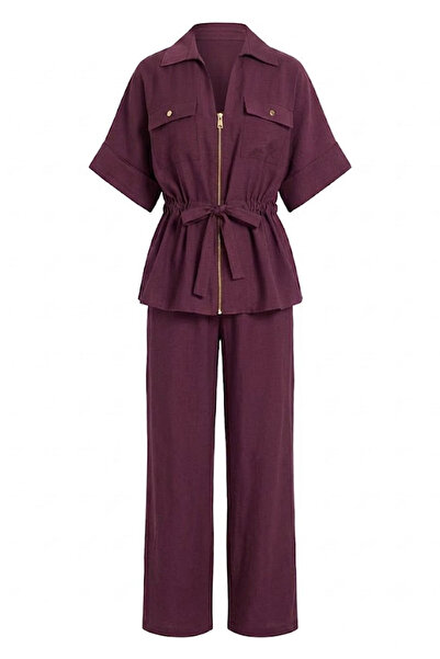 Rich Star Waist Adjustable Zippered Suit Mürdüm