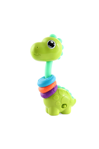 BONDİGO Sevimli Dino – Işıklı Müzikli Çıngırak Kırmızı