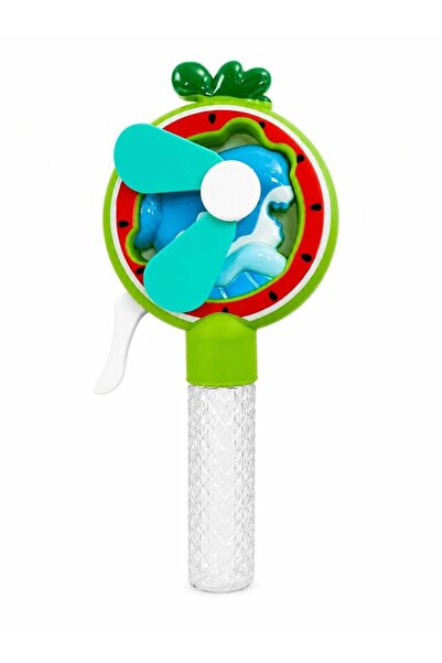 TOY LAND Kids Handheld Bubble Fan Toy with Built-in Bubble Solution, Cartoon ...