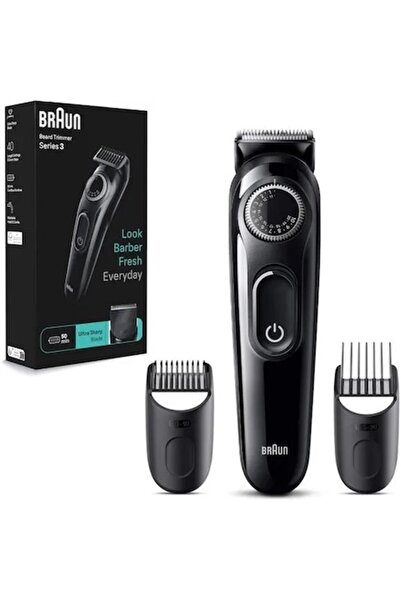 Braun Trimmer de barbă 3 BT3410, 40 trepte de reglare, 0.5-20 mm, autonomie d...