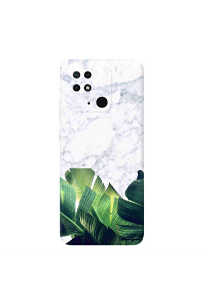 Other Xiaomi Redmi 10C Marble Laves Transparent Silicone TPU Θήκη