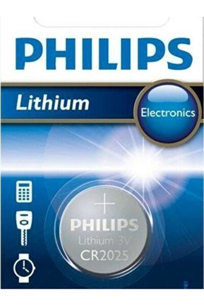 Philips Μπαταρία ρολογιού λιθίου CR2025 3V 1 τεμάχιο