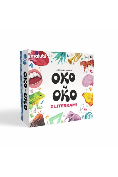 OEM Joc de carti Malubi Oko w Oko z Literkami, joc educativ pentru invatarea ...