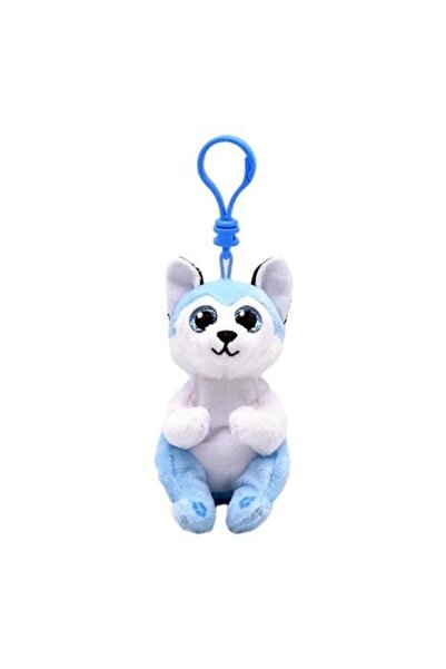 TY Jucarie de plus cu breloc, Ty, Caine, 8.5cm, Albastru