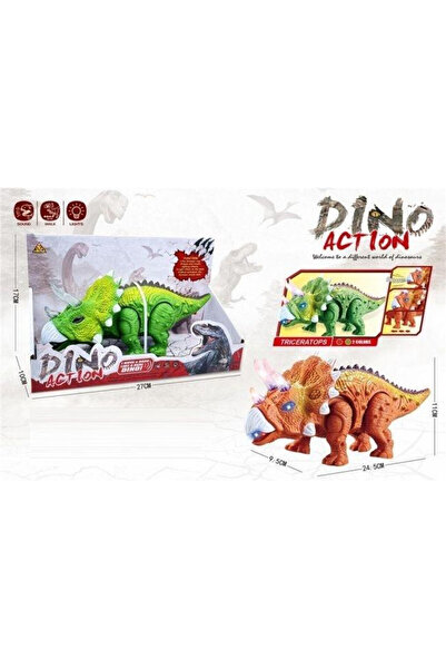 OEM Figurina interactiva dinozaur Merkpol multicolor 17x27cm
