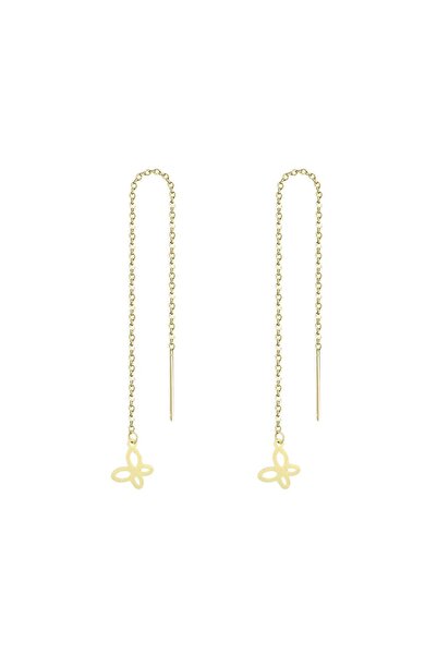 Bijuteria SORELLY Cercei în formă de fluture, placați cu aur de 14k
