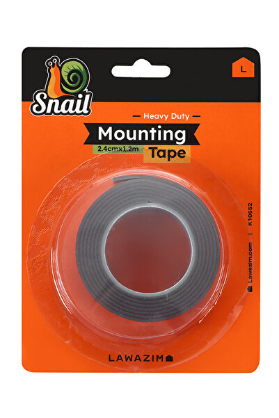 Lawazim Snail Double-Sided Mounting Tape, 2.4cmx1.2m, and 1.5mm Thick