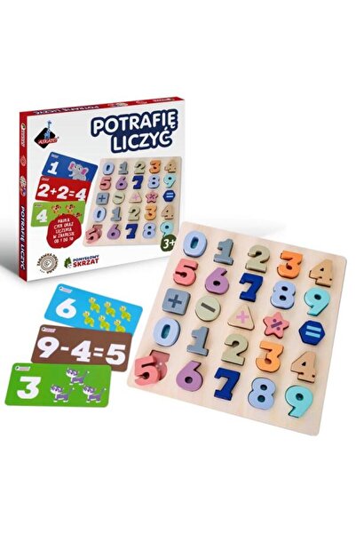 Askato Joc educativ - Invatare numere/calcule, Askato, Lemn, 3 ani+, Multicolor