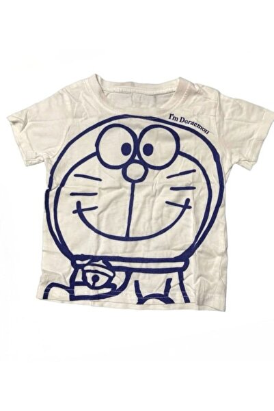 Generic Brand White Doraemon Unisex T-Shirt