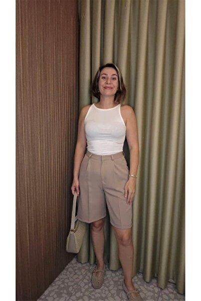 MU&ME BOUTİQUE Shorts with Hook Closure