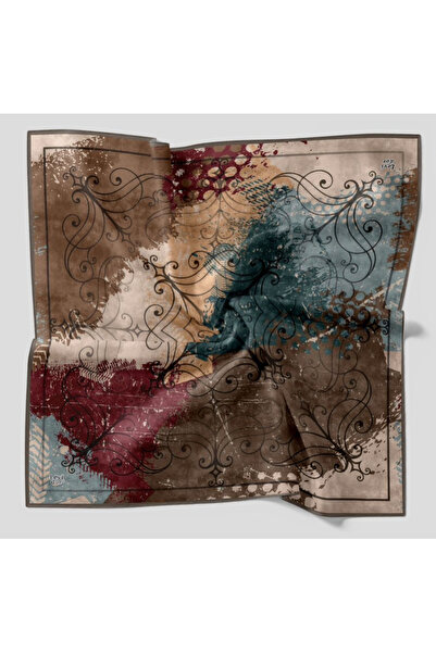 Levidor Antique Line Ethnic Tile Sparkling Crystal Scarf