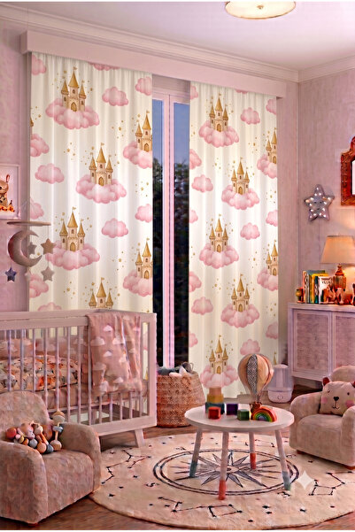 EFSANE PET ستارة خلفية لغرفة الأطفال الرضع مقاس 100 × 250 سم، ستارة غرفة الأط...