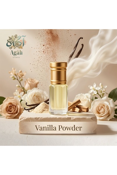 AGAH Vanilla Powder - 3 ml Alkolsüz Esans (Unisex) - Kakao Tozu - Vanilya Özü...