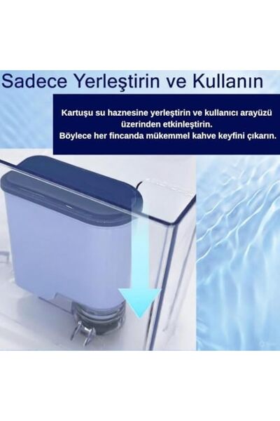 Yıldızan فلتر أكوا كلين C متوافق مع ماكينة الإسبريسو EP5144 EP5543 EP5443 EP5...