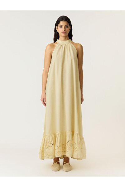 YAS Rochie maxi YASKERSTIN HALTERNECK