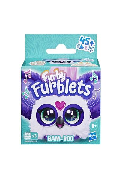 Hasbro Interactive Furby Furblets Bam-Boo Electronic Toy, White/Blue