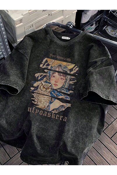 JANTIL MODA Μπλουζάκι από βαμβάκι Premium Street Fashion Unisex Oversize ✨