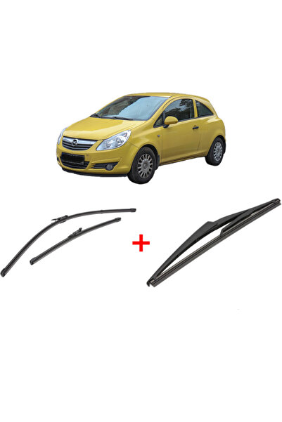 VALEO Set of 3 wipers OPEL CORSA D Hatchback Van (S07) from 2006 - 2014, for ...