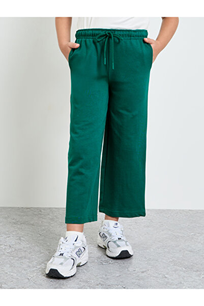 Styli Girls Wide Leg Joggers with Adjustable Drawcord