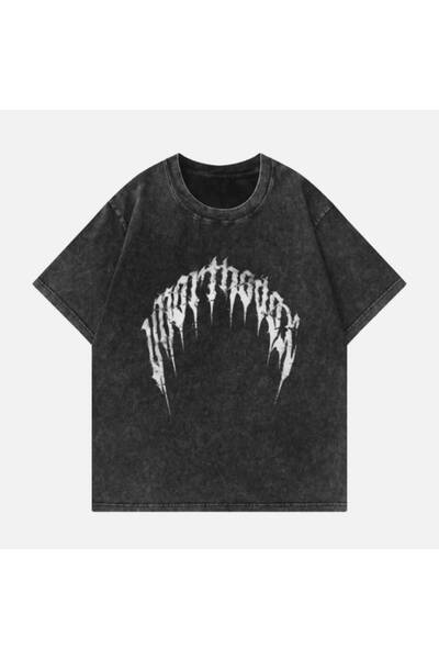 JANTIL MODA Street Style Unisex T-Shirt με φαρδιά γραμμή και oversized εφέ – ...