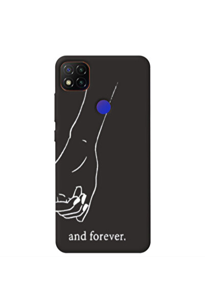 Other Xiaomi Redmi 9c And forewer Black Colored Silicone TPU Θήκη