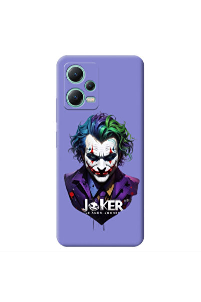 Other Xiaomi Redmi Note 12 Pro 5G Le amer Joker Purple Colored Silicone TPU Θήκη