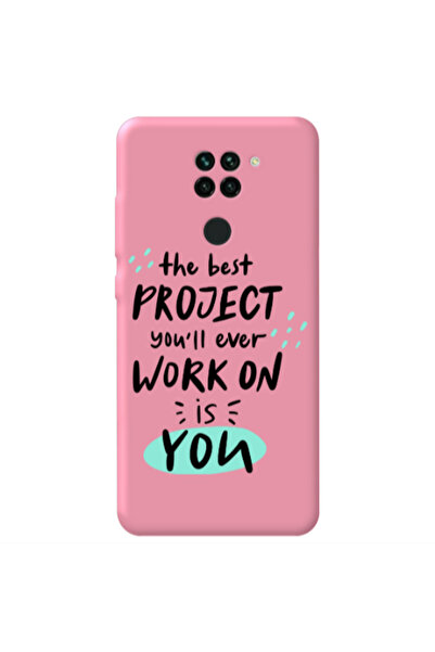 Other Xiaomi Redmi Note 9 The Best Project Pink Colored Silicone TPU Θήκη