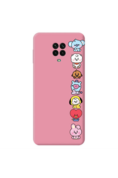 Other Xiaomi Redmi Note 9 Pro Lovely animals Pink Colored Silicone TPU Θήκη