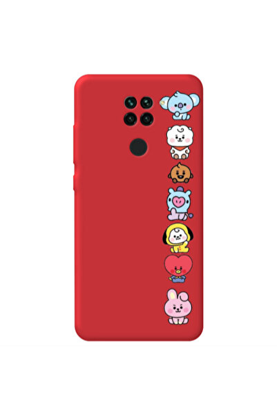 Other Xiaomi Redmi Note 9 Lovely animals Red Colored Silicone TPU Θήκη