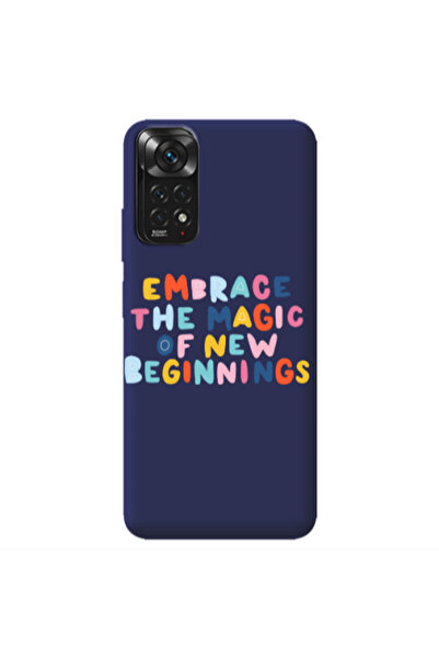 Other Xiaomi Redmi Note 11 4G Embrace Dark blue Colored Silicone TPU Θήκη