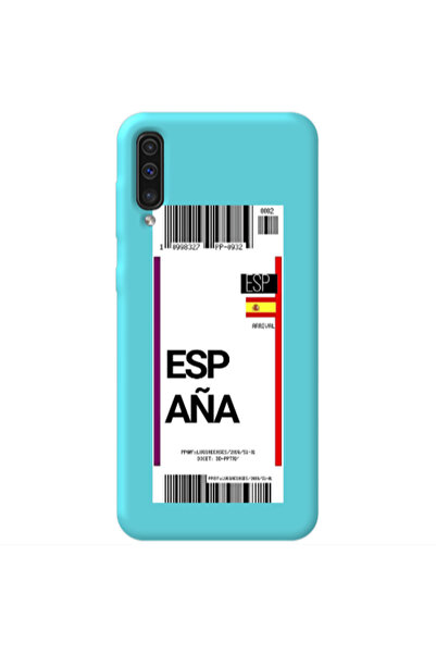 Other Samsung A70 Espana Arrival Turquoise Colored Silicone TPU Θήκη