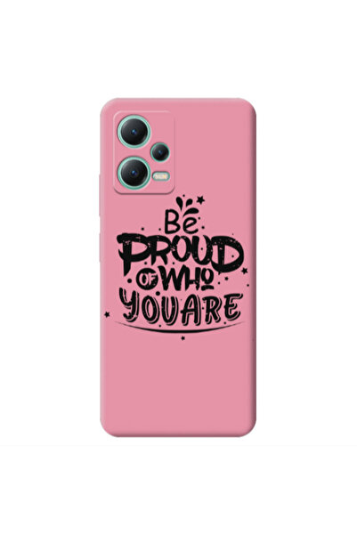 Other Xiaomi Redmi Note 12 Pro 5G Be proud of who you are Pink Colored Silico...
