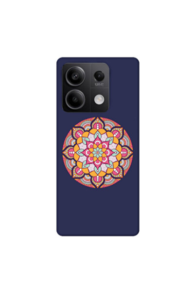 Other Xiaomi Redmi Note 13Pro 5G Mandala D103 Dark blue Colored Silicone TPU ...