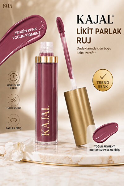 Carla Professional Make Up Likit Dudak Parlatıcısı Ruj & Liquid Lipstick NO:805