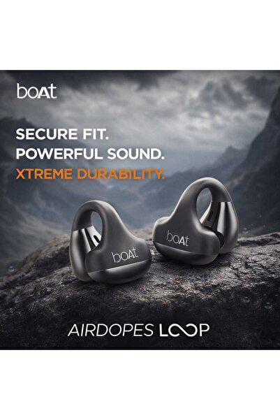 BOAT Airdopes Loop Wireless Earbuds with Secure Clip-On Fit