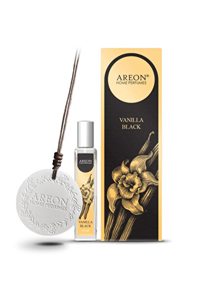 Areon Κρεμαστό Αρωματικό Αυτοκινήτου κεραμικό Vanilla Black