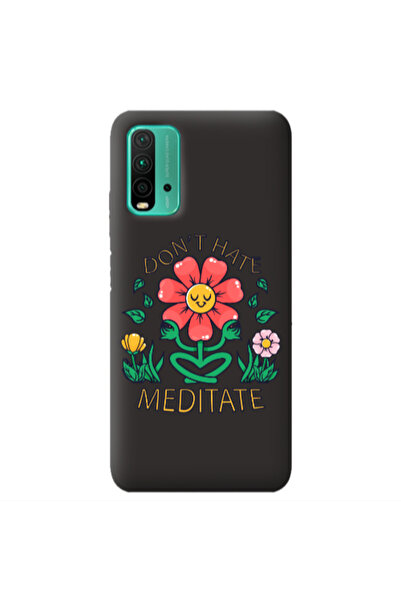 Other Xiaomi Poco M3 Meditate Black Colored Silicone TPU Θήκη