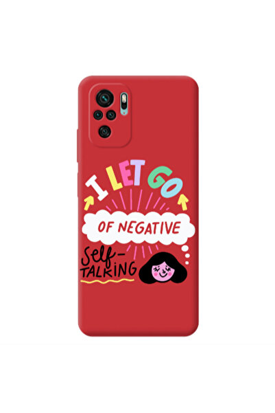 Other Xiaomi Redmi Note 10S Let go Self talking Red Colored Silicone TPU Θήκη