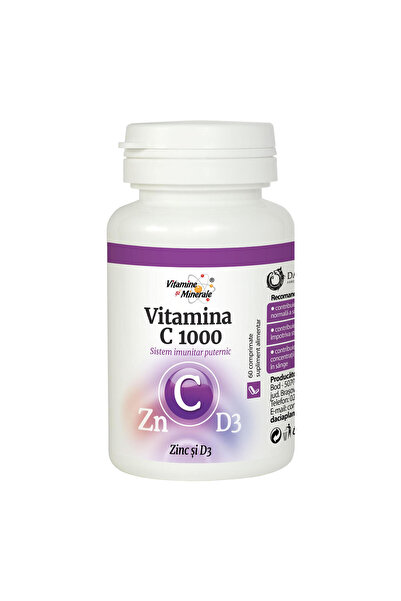 Dacia Plant Vitamina C 1000 cu Zinc si D3 60Cpr