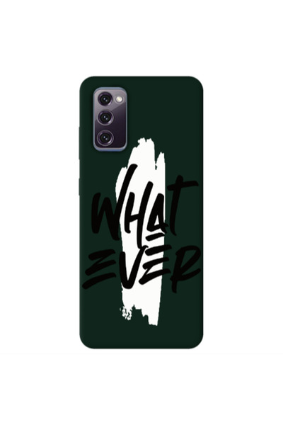 Other Samsung S20 FE What Ever Dark Green Colored Silicone TPU Θήκη