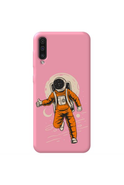 Other Samsung A70 Hitchhike Pink Colored Silicone TPU Θήκη