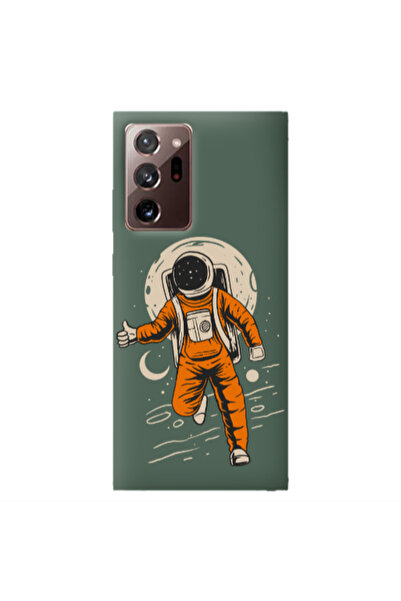 Other Samsung Note 20 Plus Hitchhike Dark Green Colored Silicone TPU Θήκη
