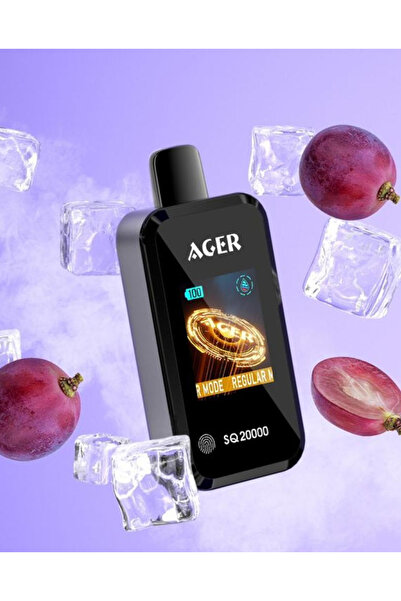 AGER اجير اس كيو 20000 موشه عنب ايس GRAPE ICE SQ 20000