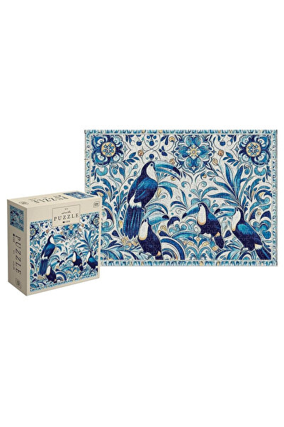 Interdruk Puzzle Art on Tiles 1, ilustratie toucani, pentru 3+ ani, Multicolo...